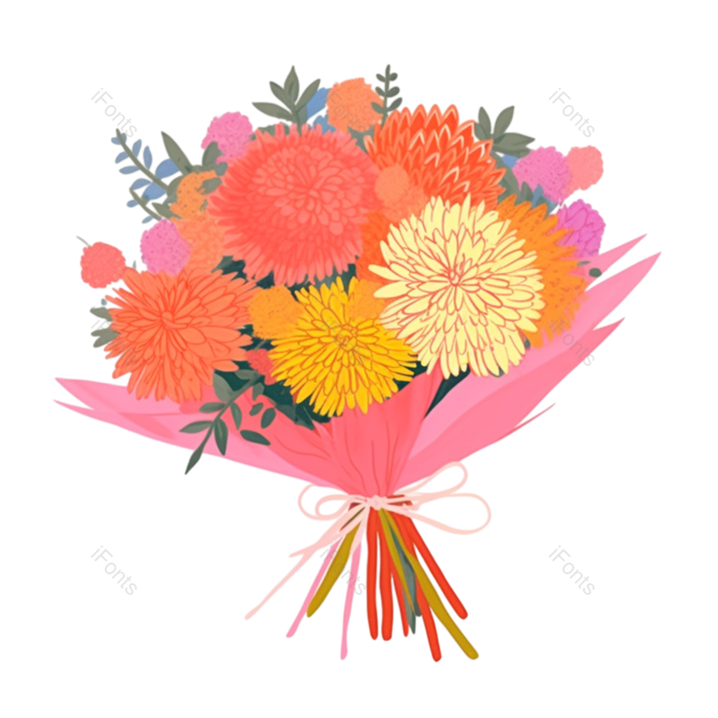 母亲节图片,蜜蜂元素,玫瑰花PNG,玫瑰免抠素材